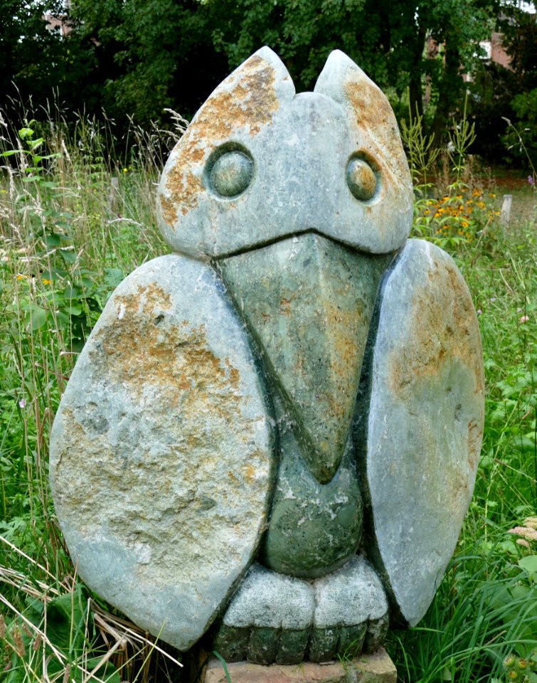 Stone Carving, Sculpture, Garden, Carving