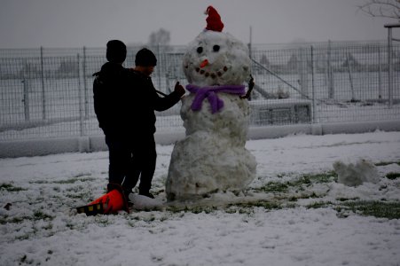 Snowman, Snow, Freezing, Winter