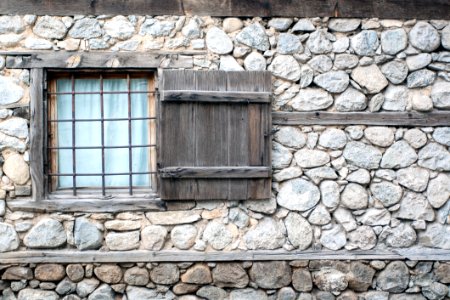 Stone Wall, Wall, Window, Facade photo