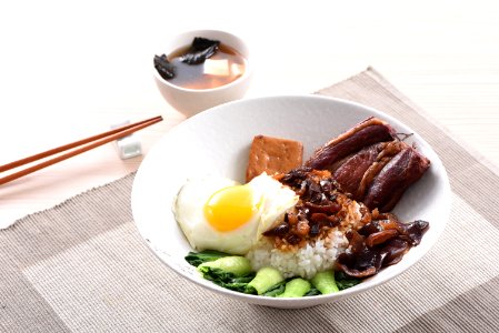 Dish, Steamed Rice, Cuisine, Meal photo