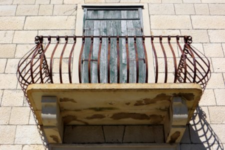 Balcony, Iron, Handrail, Window