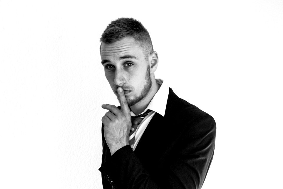 Man, Person, Black And White, Gentleman