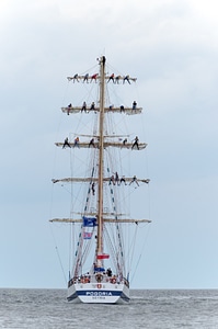 Ship boat mast harlingen photo