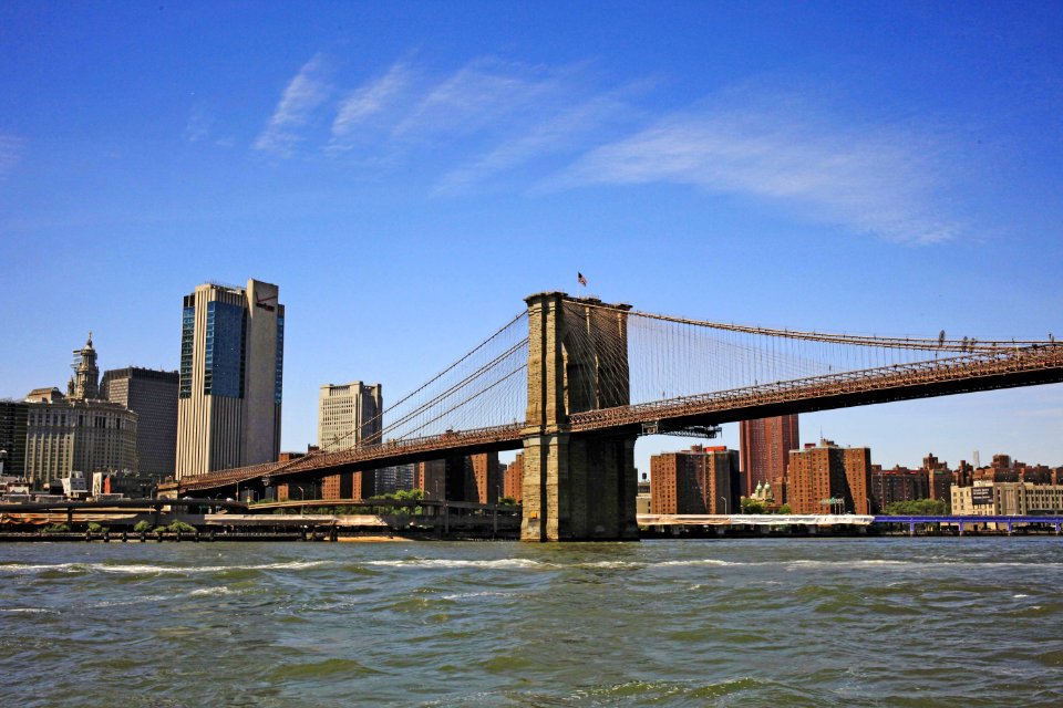 Bridge, Skyline, City, Skyscraper