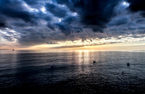 Sky, Sea, Horizon, Ocean photo