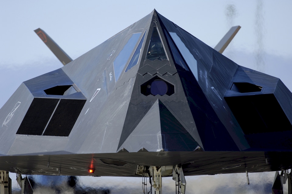 Nighthawk aircraft front view