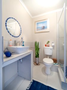 Blue, Bathroom, Room, Interior Design