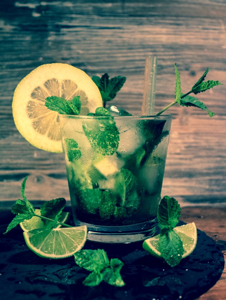 Drink, Mojito, Cocktail, Water