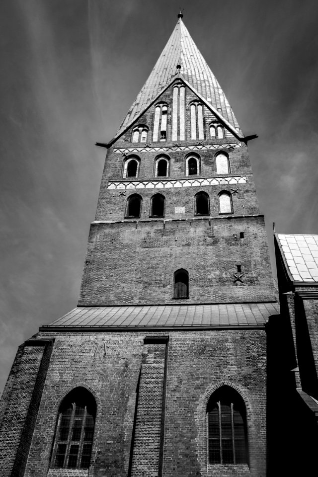 Sky, Black And White, Landmark, Building