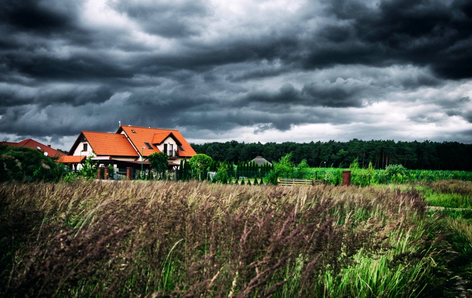 Sky, Cloud, Field, Farm