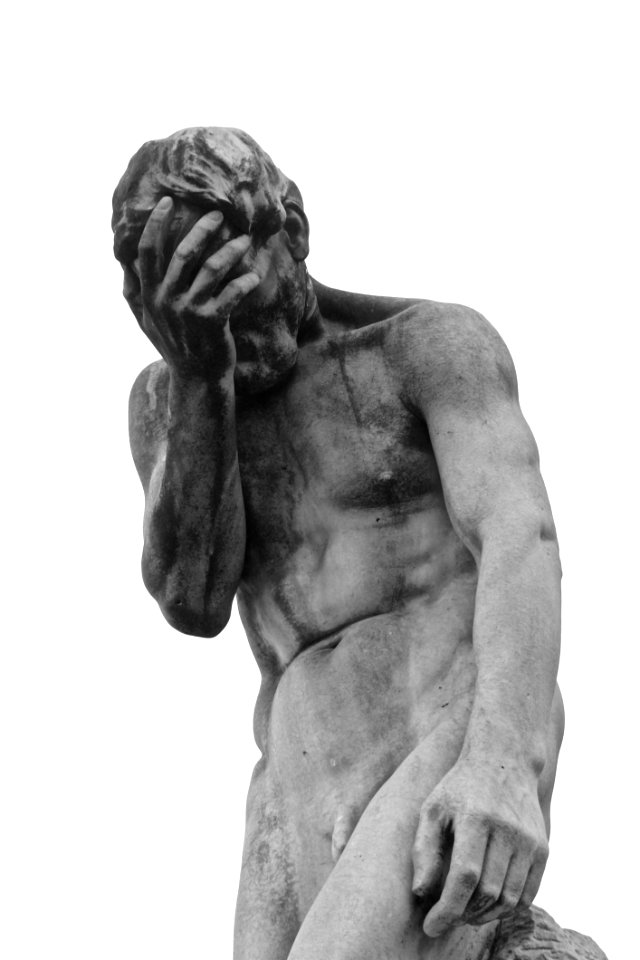 Classical Sculpture, Black And White, Monochrome Photography, Sculpture
