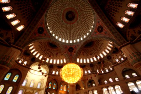 Ceiling, Dome, Architecture, Lighting