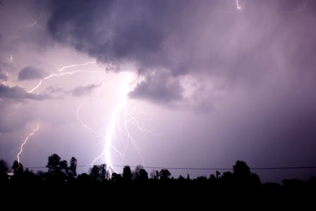 Sky, Lightning, Thunder, Atmosphere