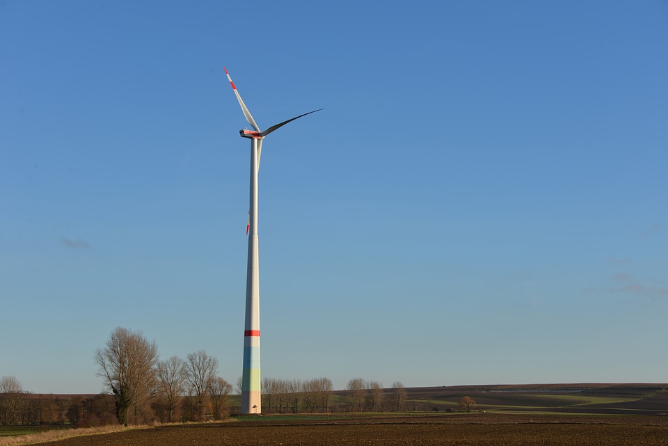 Eco energy wind power sky