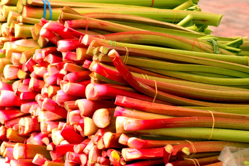 Natural Foods, Vegetable, Local Food, Rhubarb