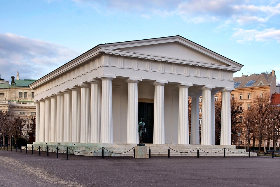 Building columns landmark photo