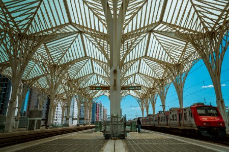 Transport, Structure, Track, Train Station photo