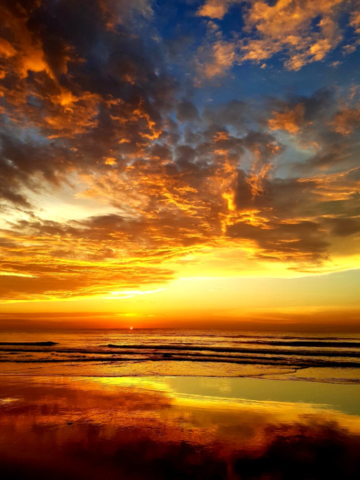 Sky, Horizon, Afterglow, Sunset