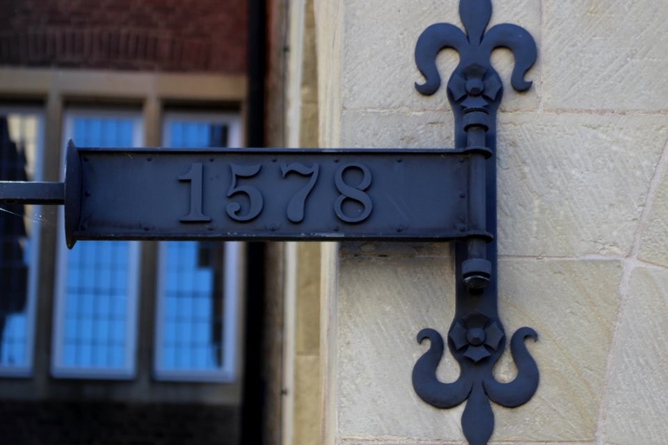 Iron, Metal, House Numbering, Font
