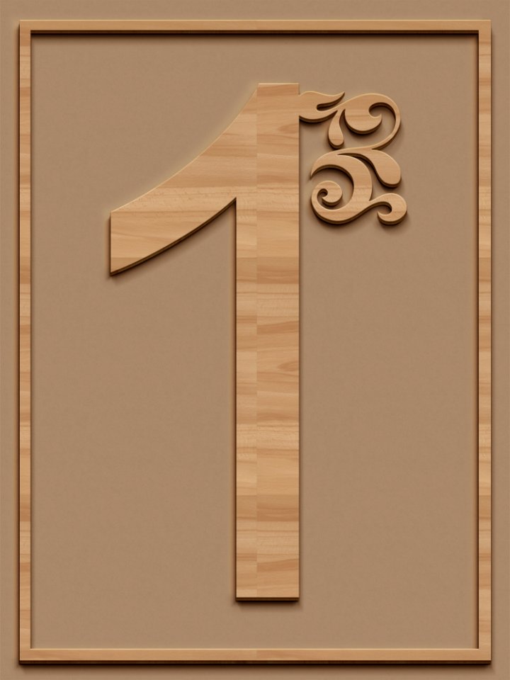 Font, Wood, Number, Angle