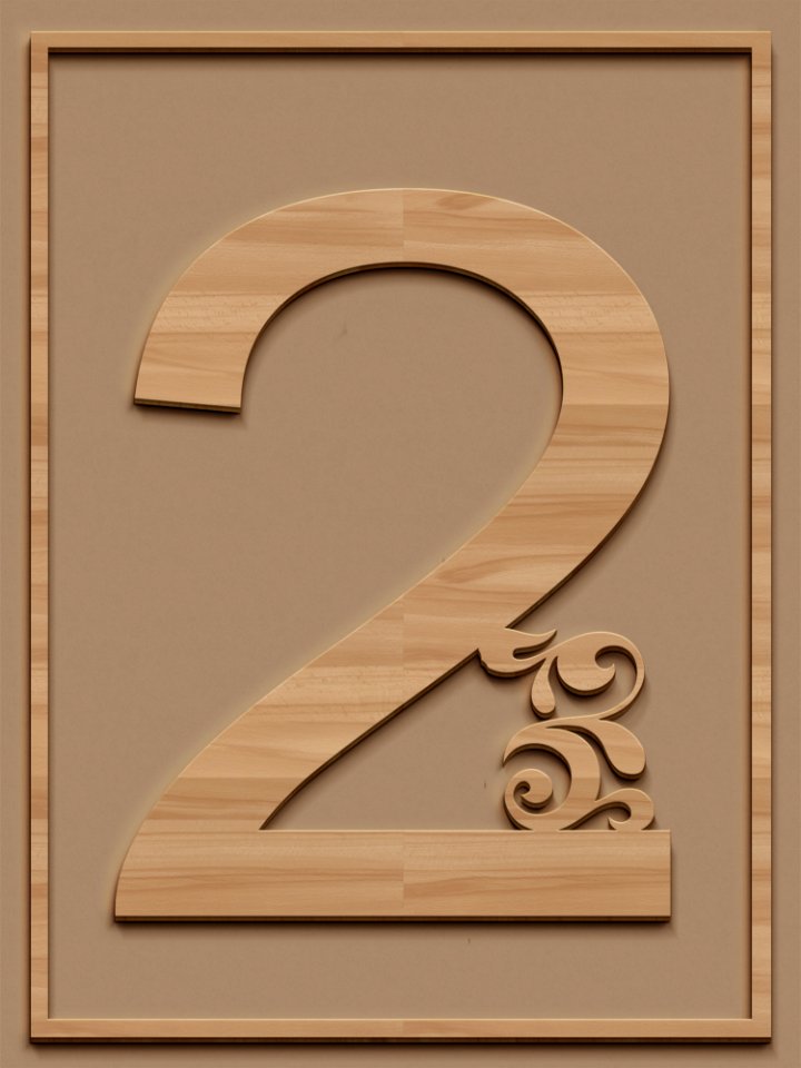 Font, Wood, Number, Angle