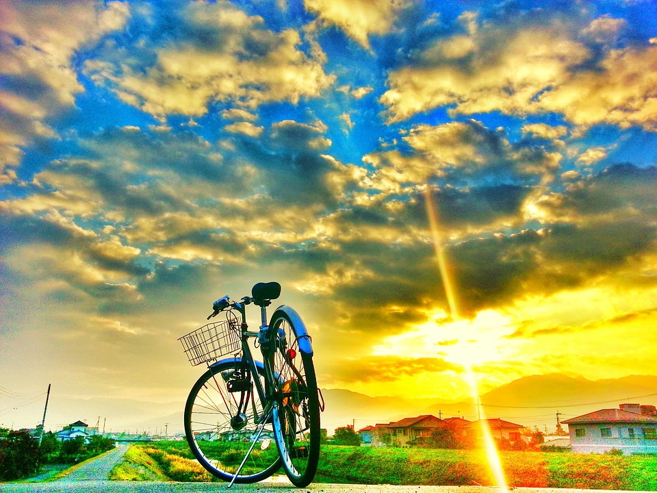 Bike asahi landscape