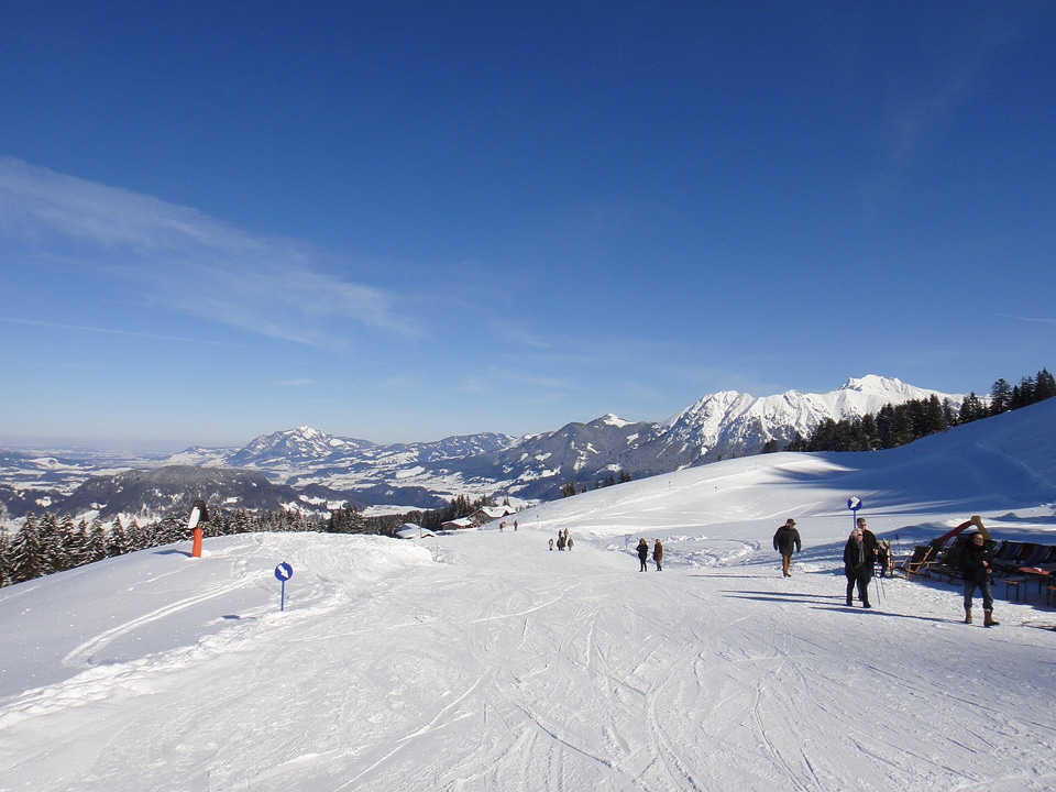 Mountains snow wintry