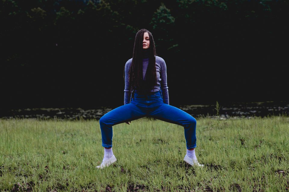 Blue, Nature, Sitting, Grass