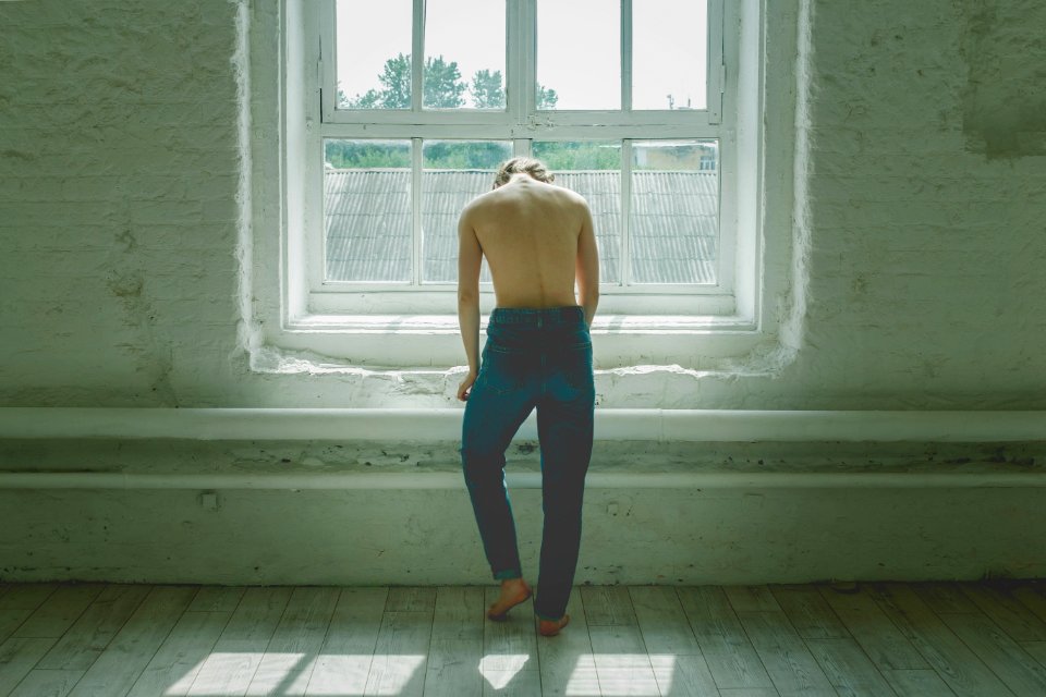 Photograph, Standing, Shoulder, Girl