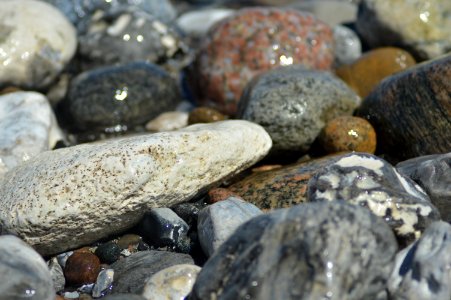Rock, Pebble, Water, Material photo