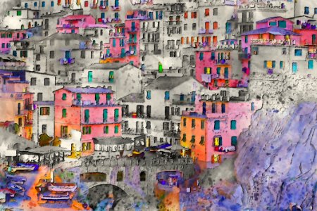 Collage, Art, Neighbourhood, Painting