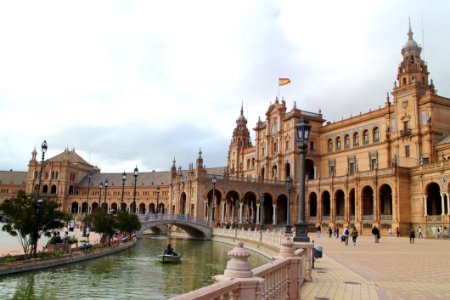 Plaza, City, Waterway, Tourist Attraction