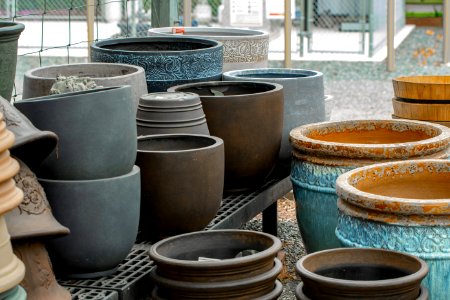 Pottery, Ceramic, Flowerpot, Material photo