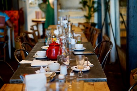 Table, Furniture, Restaurant, Brunch photo