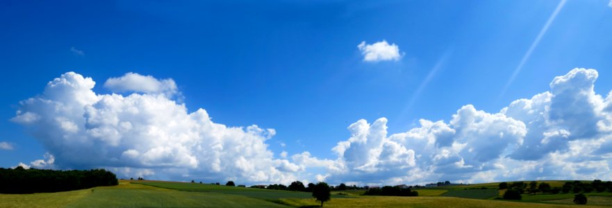 Sky, Cloud, Grassland, Daytime photo
