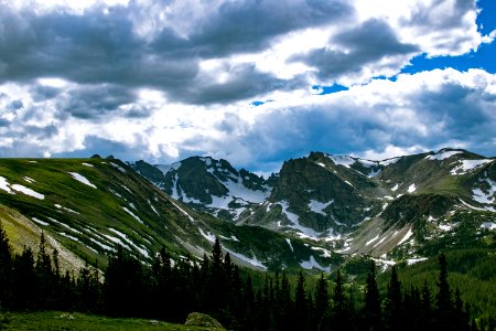 Mountainous Landforms, Sky, Nature, Mountain Range photo