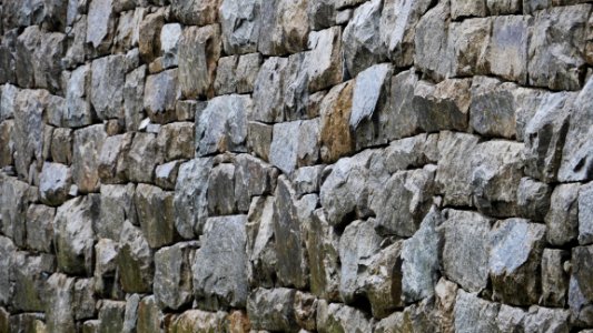 Rock, Stone Wall, Wall, Bedrock photo