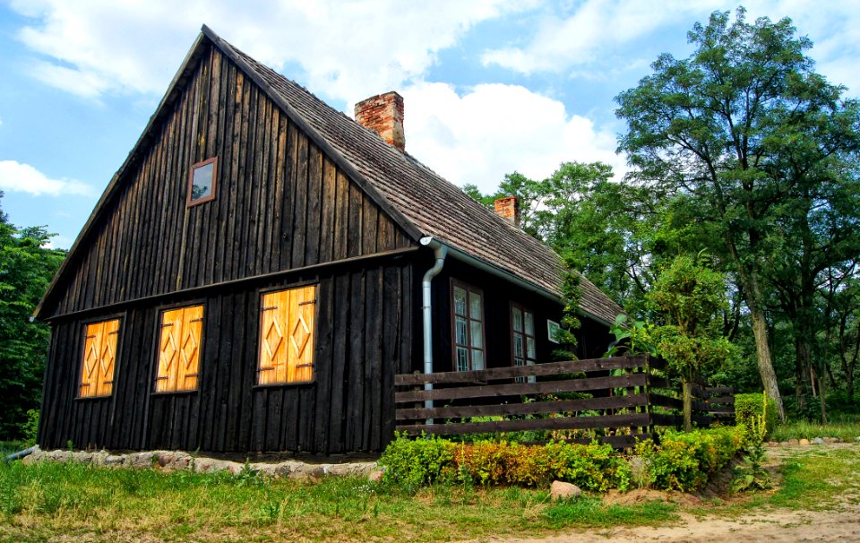 House, Property, Cottage, Log Cabin