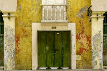 Door, Wall, Facade, Window
