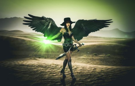 Wing, Angel, Supernatural Creature, Sky