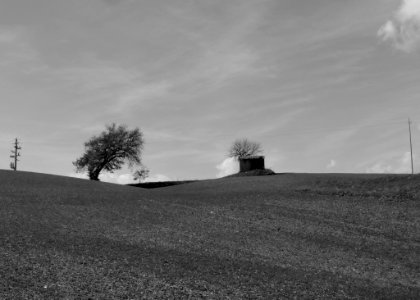 Sky, Black, Black And White, Cloud