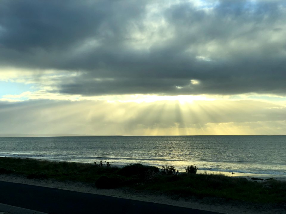 Sea, Sky, Horizon, Ocean