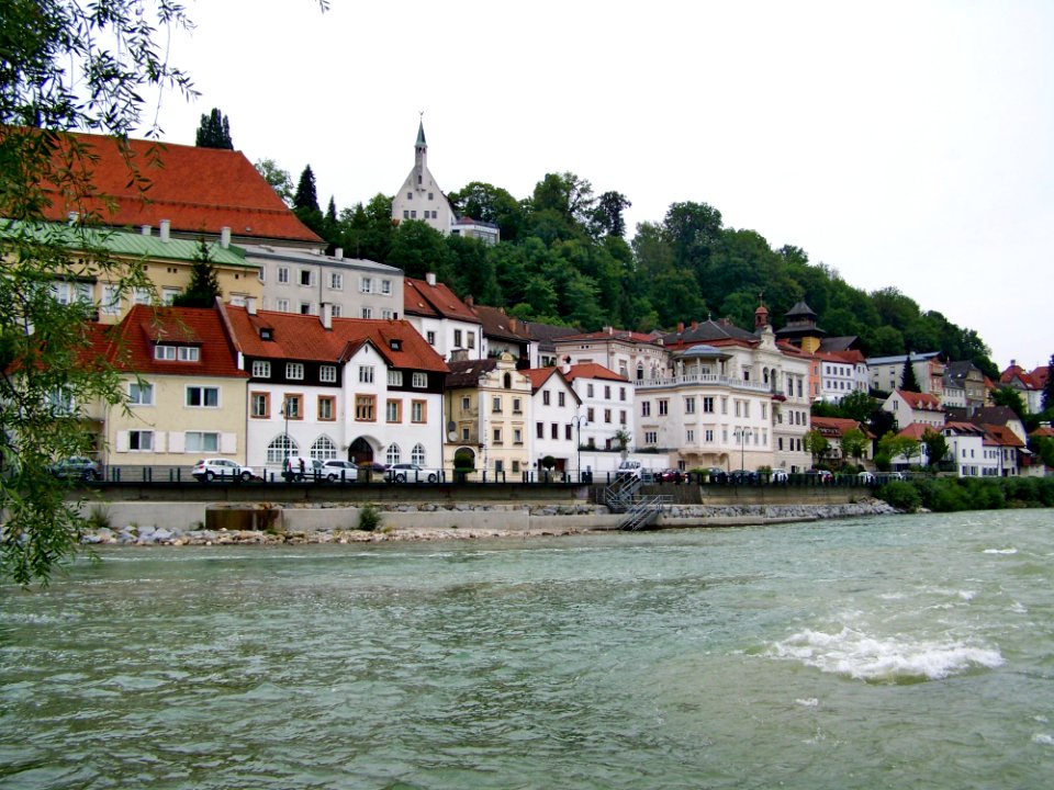 Town, River, Water, City