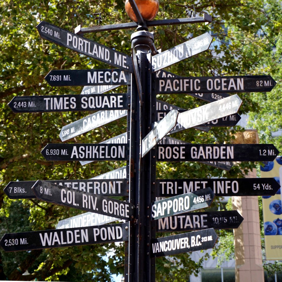 Tree, Street Sign, Signage, Advertising