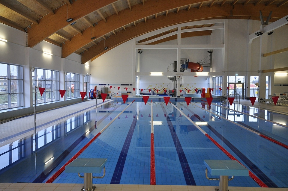 Swimming water building