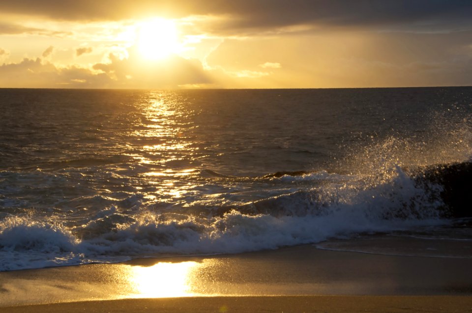 Horizon, Sea, Sky, Wave
