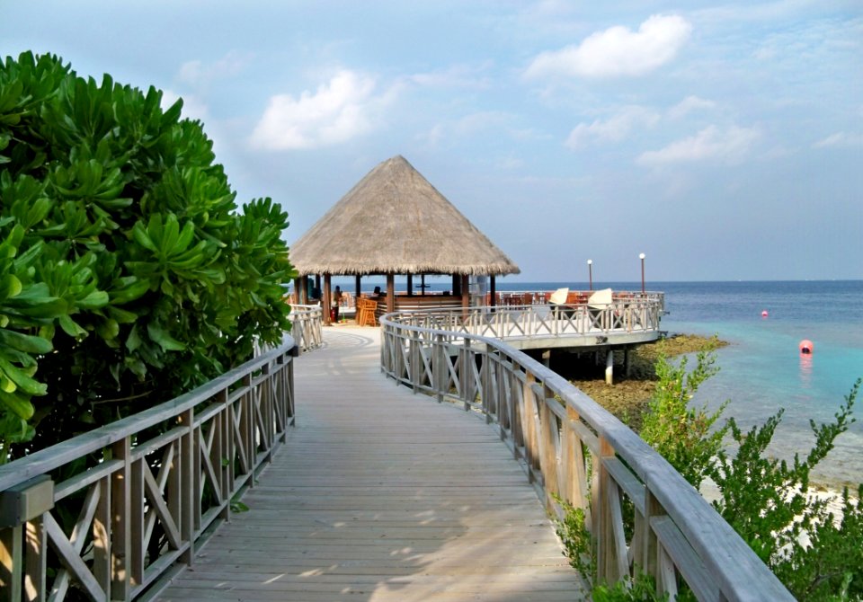 Resort, Boardwalk, Walkway, Coast