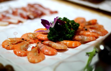 Shrimp, Dish, Seafood, Food photo