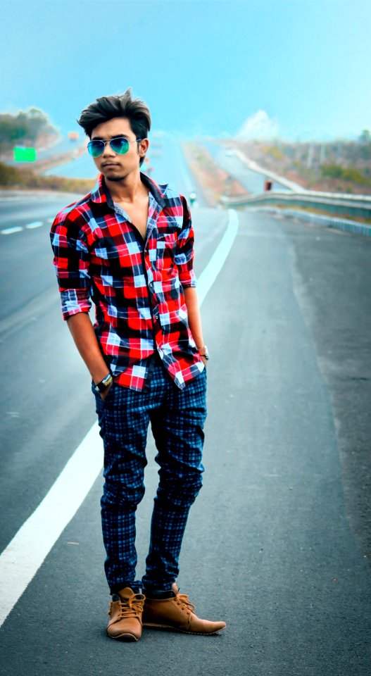 Plaid, Jeans, Sunglasses, Tartan