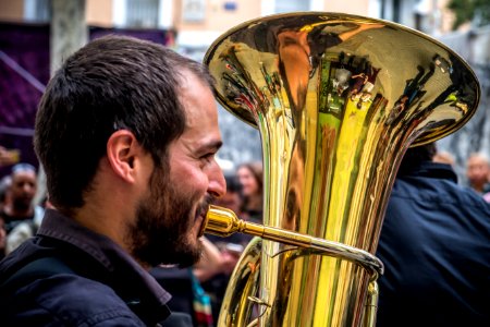 Wind Instrument, Brass Instrument, Tuba, Musical Instrument photo